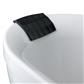 Universal PU gel headrest Black Black