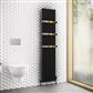 Rosano 1800 x 375 Aluminium Radiator Matt Black