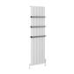 Rosano 1800 x 470 Aluminium Radiator Matt White