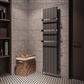 Rosano 1800 x 470 Aluminium Radiator Matt Anthracite