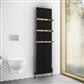 Rosano 1800 x 470 Aluminium Radiator Matt Black