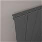 Rosano 600 x 660 Aluminium Radiator Matt Anthracite