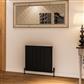 Rosano 600 x 660 Aluminium Radiator Matt Black