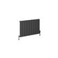 Rosano 600 x 850 Aluminium Radiator Matt Anthracite