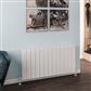 Rosano 600 x 1230 Aluminium Radiator Matt White