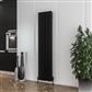 Guardia 1800 x 375 Aluminium Radiator Matt Black