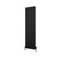 Guardia 1800 x 470 Aluminium Radiator Matt Black