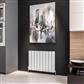 Guardia 600 x 850 Aluminium Radiator Matt White