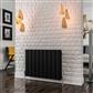 Guardia 600 x 850 Aluminium Radiator Matt Black