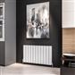 Guardia 600 x 1040 Aluminium Radiator Matt White