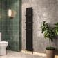 Peretti 1800 x 280 Aluminium Radiator Matt Black