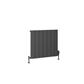 Peretti 600 x 660 Aluminium Radiator Matt Anthracite