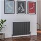 Peretti 600 x 850 Aluminium Radiator Matt Anthracite