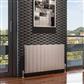 Peretti 600 x 1040 Aluminium Radiator Matt White