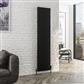 Vesima 1800 x 403 Aluminium Radiator Matt Black