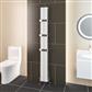 Berlini 1800 x 185 Aluminium Radiator Matt White