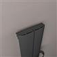 Berlini 1800 x 185 Aluminium Radiator Matt Anthracite