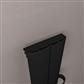 Berlini 1200 x 185 Aluminium Radiator Matt Black