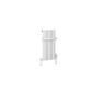 Peretti 600 x 280 Aluminium Radiator Matt White