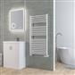 Velor 1200 x 600 Aluminium Towel Rail Matt White