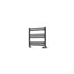 Velor 600 x 600 Aluminium Towel Rail Matt Anthracite