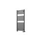 Velor 1200 x 500 Aluminium Towel Rail Matt Anthracite