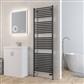 Velor 1800 x 600 Aluminium Towel Rail Matt Anthracite