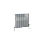 Peretti 600 x 660 Aluminium Radiator Polished Aluminium