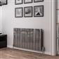 Peretti 600 x 1040 Aluminium Radiator Polished Aluminium