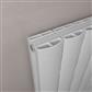 Guardia 1800 x 470 Aluminium Radiator Matt Grey