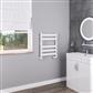 Pelago Aluminium Towel Rail 600x500mm Matt White