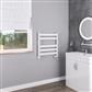 Pelago Aluminium Towel Rail 600x600mm Matt White