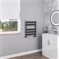 Pelago Aluminium Towel Rail 600x500mm Matt Anthracite