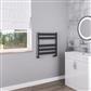 Pelago Aluminium Towel Rail 600x600mm Matt Anthracite