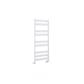 Pelago Aluminium Towel Rail 1200x500mm Matt White