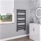 Pelago Aluminium Towel Rail 1200x600mm Matt Anthracite