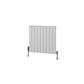 Hadleigh 600 x 625 Aluminium Radiator Matt White