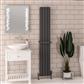 Hadleigh 1800 x 275 Aluminium Radiator Matt Anthracite