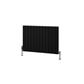 Hadleigh 600 x 835 Aluminium Radiator Matt Black