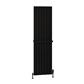 Hadleigh 1800 x 485 Aluminium Radiator Matt Black