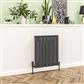 Sandhurst 600 x 485 Aluminium Radiator Matt Anthracite