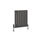 Sandhurst 600 x 485 Aluminium Radiator Matt Anthracite