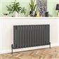 Sandhurst 600 x 1045 Aluminium Radiator Matt Anthracite