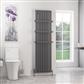 Sandhurst 1800 x 485 Aluminium Radiator Matt Anthracite