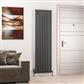 Sandhurst 1800 x 485 Aluminium Radiator Matt Anthracite