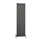 Sandhurst 1800 x 485 Aluminium Radiator Matt Anthracite