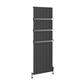 Rosano 1800 x 565 Aluminium Radiator Matt Anthracite