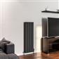 Guardia 1200 x 375 Aluminium Radiator Matt Anthracite