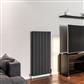 Guardia 1200 x 565 Aluminium Radiator Matt Anthracite