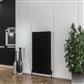 Guardia 1200 x 565 Aluminium Radiator Matt Black